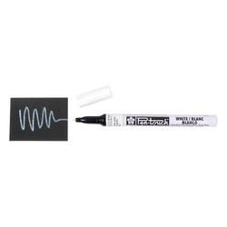 Sakura Pentouch Paint Marker, Fine Tip, Metallic White, Each 227628