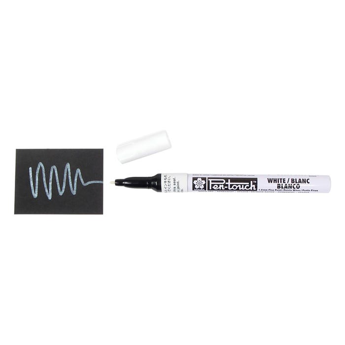 Sakura Pentouch Paint Marker, Fine Tip, Metallic White, Each