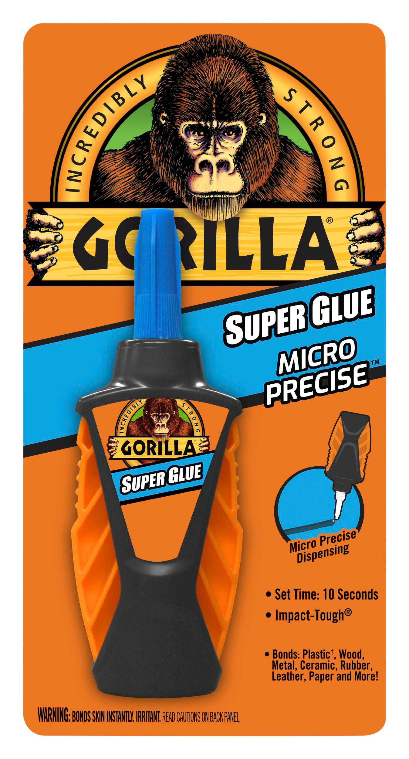 Gorilla Glue Super Glue Micro Precise, 0.19 Ounce, Item Number 2103226