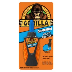 Gorilla Glue Super Glue Micro Precise, 0.19 Ounce, Item Number 2103226