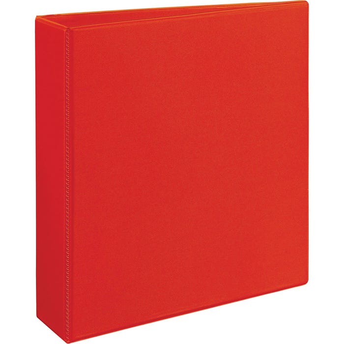 Avery DuraHinge Heavy Duty View Binder, 2 Inch, EZD Ring, Red