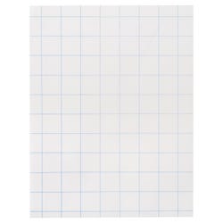 School Smart Graph Paper, 8-1/2 x 11 Inches, 15 lbs, 1 Inch Grids, 500 Sheets 085280