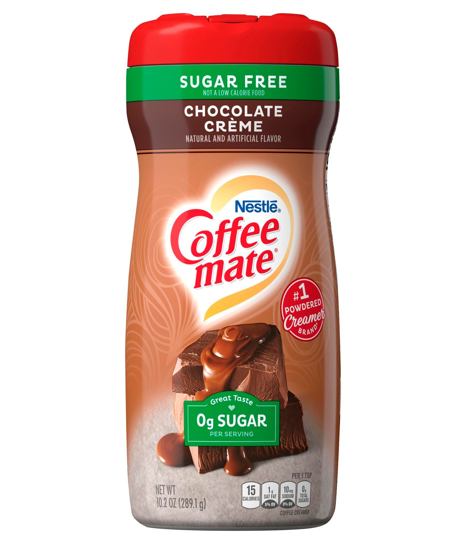 Coffee mate Creamy Chocolate, Non-dairy Creamer, Sugar Free, Each, Item Number 2023799