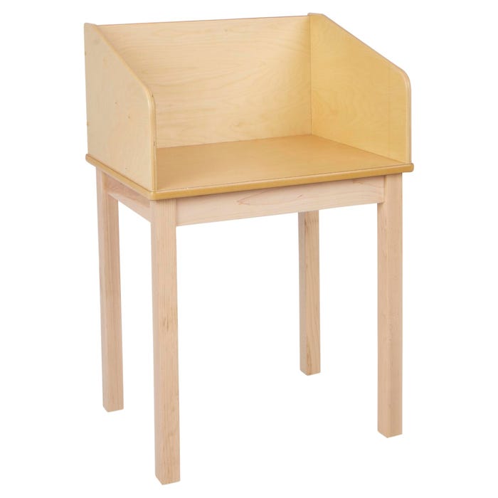 Childcraft Student Reading Carrel Desk with 26-Inch Legs, 25-3/4 x 19-3/4 x 39 Inches