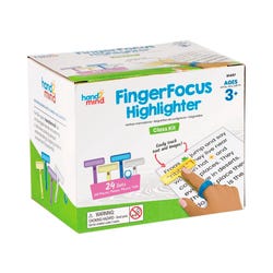 Hand2Mind FingerFocus Highlighter Class Kit, Set of 24 2132805