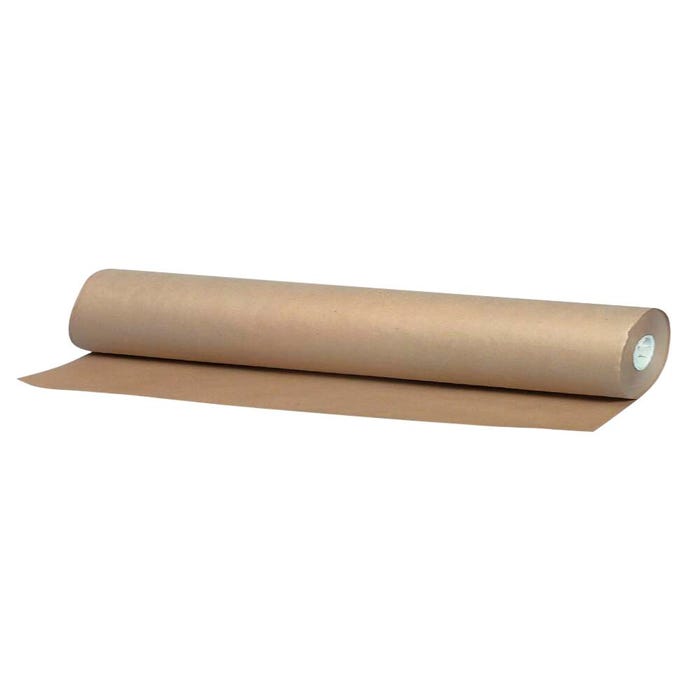 School Smart Butcher Kraft Paper Roll, 40 lbs, 24 Inches x 1000 Feet, Brown