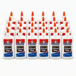 Elmer's Washable School Glue, 8 Ounces, Pack of 24