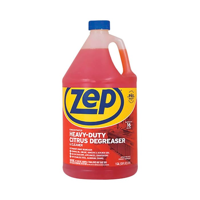 Zep Commercial Heavy-Duty Citrus Degreaser, 128 Fluid Ounces, Orange