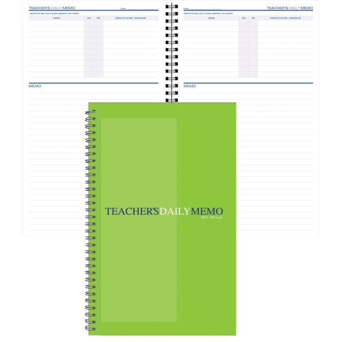 Daily Memo Book, 5-7/8 x 9-3/8 Inches, White