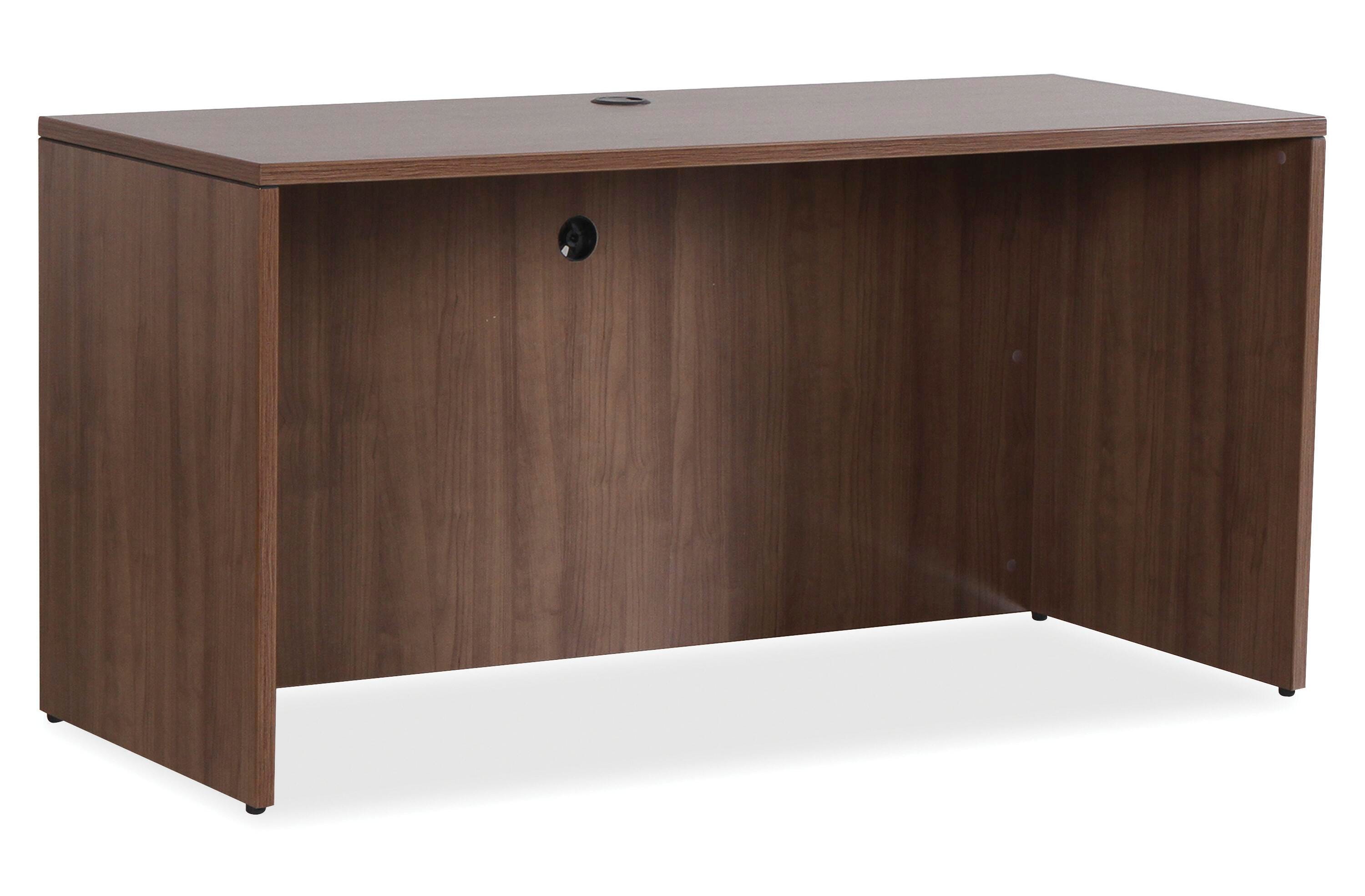Lorell Walnut Laminate Office Suite Desking, Credenza, 59 x 23-5/8 x 29-1/2 Inches, Walnut 1531522