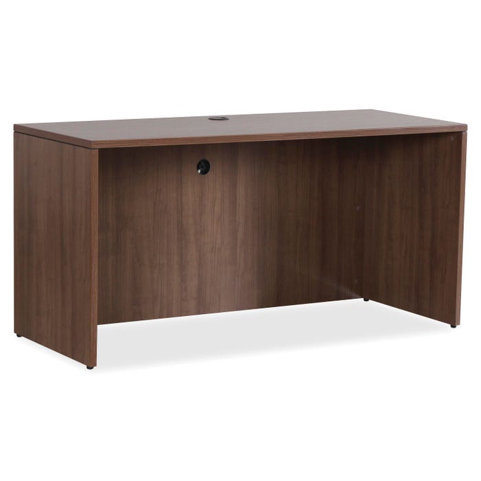 Lorell Walnut Laminate Office Suite Desking, Credenza, 59 x 23-5/8 x 29-1/2 Inches, Walnut