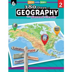 Shell Education 180 Days of Geography for Second Grade