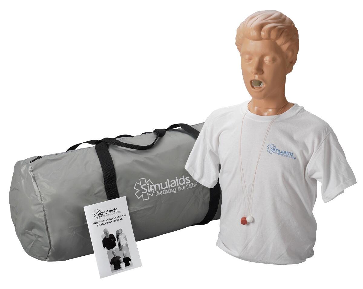 Simulaids Choking Manikin - Adult