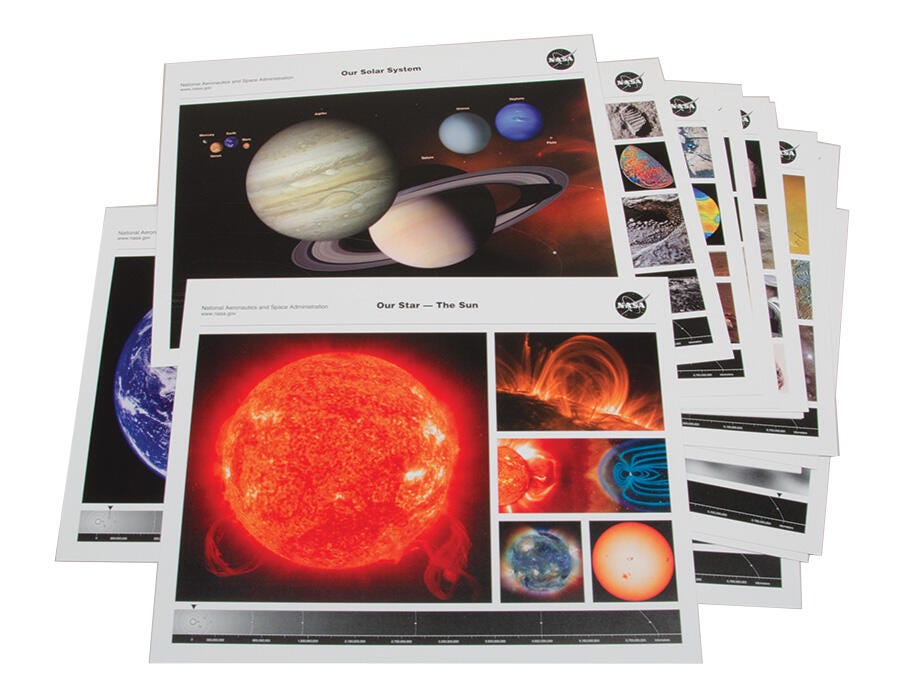 Delta Education Solar System Lithographs, Set of 20