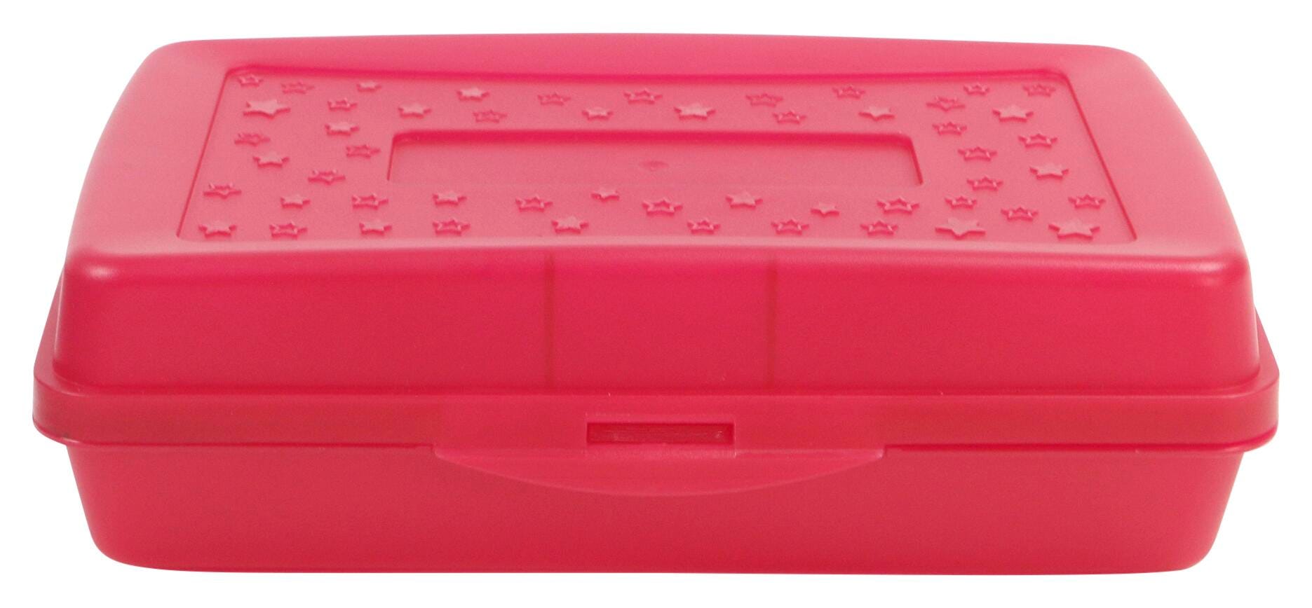 School Smart Standard Pencil Boxes, Red, Pack of 12 2144437