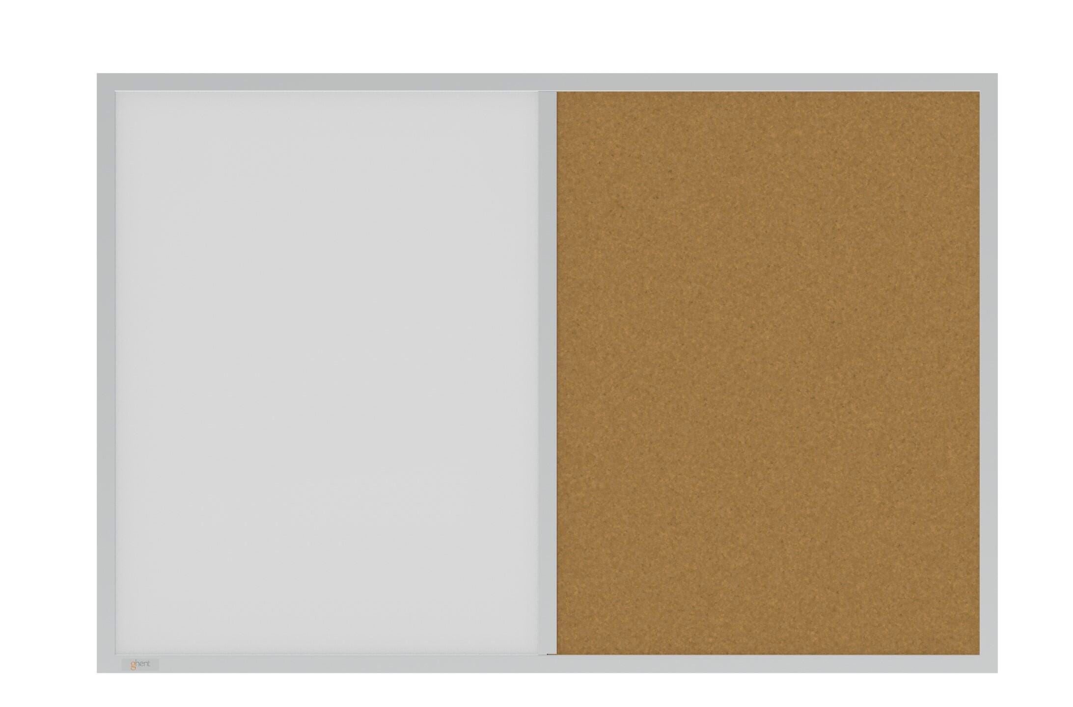 Image for Ghent Aluminum Framed Whiteboard Corkboard Combo, 3 x 2 Feet from School Specialty