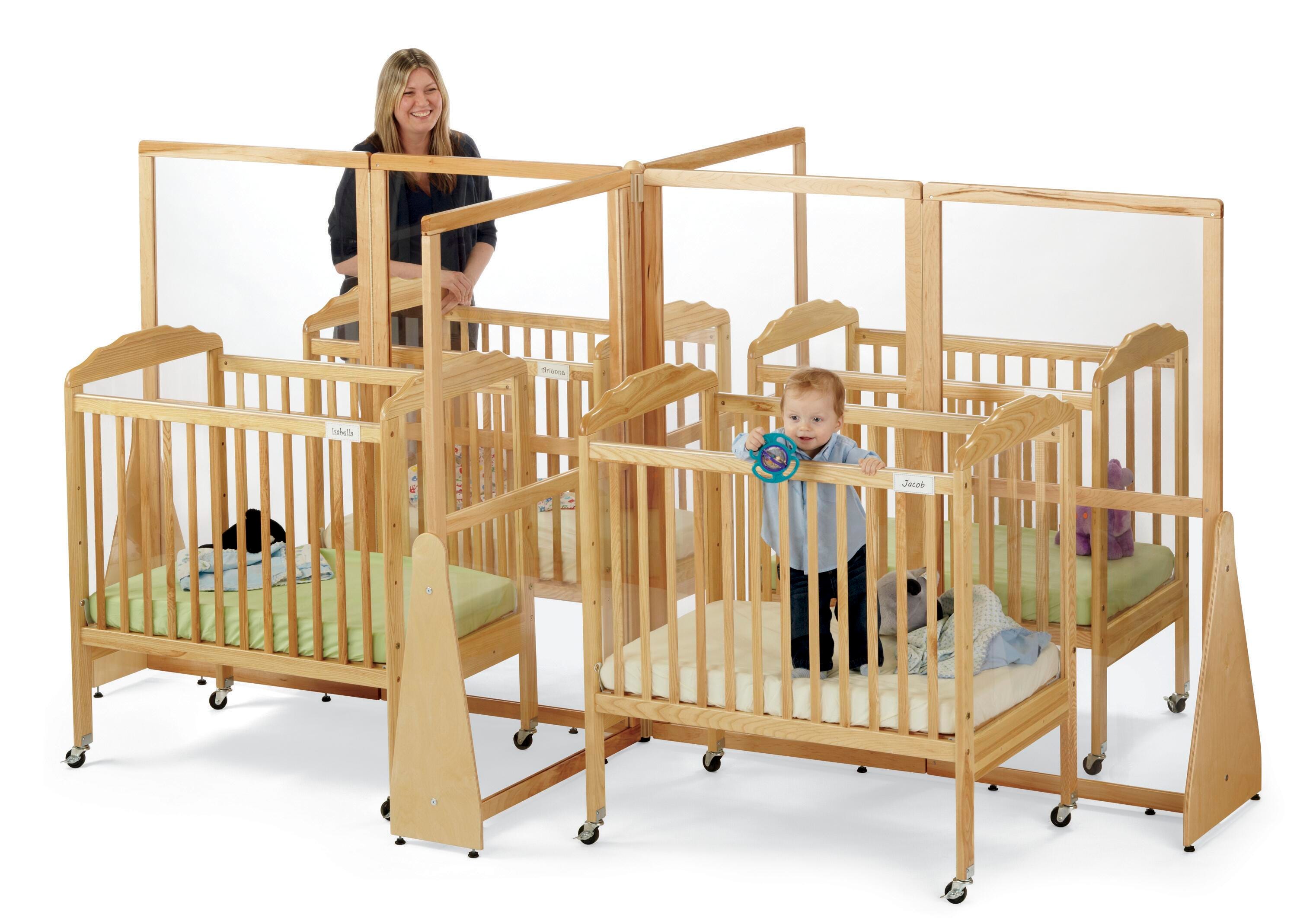 Jonti-Craft See-Thru Quad Crib Divider, 126 x 76-1/2 x 59-1/2 Inches, Item Number 1426189