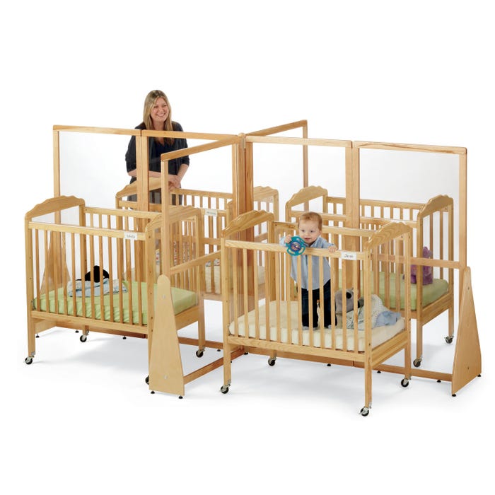 Jonti-Craft See-Thru Quad Crib Divider, 126 x 76-1/2 x 59-1/2 Inches