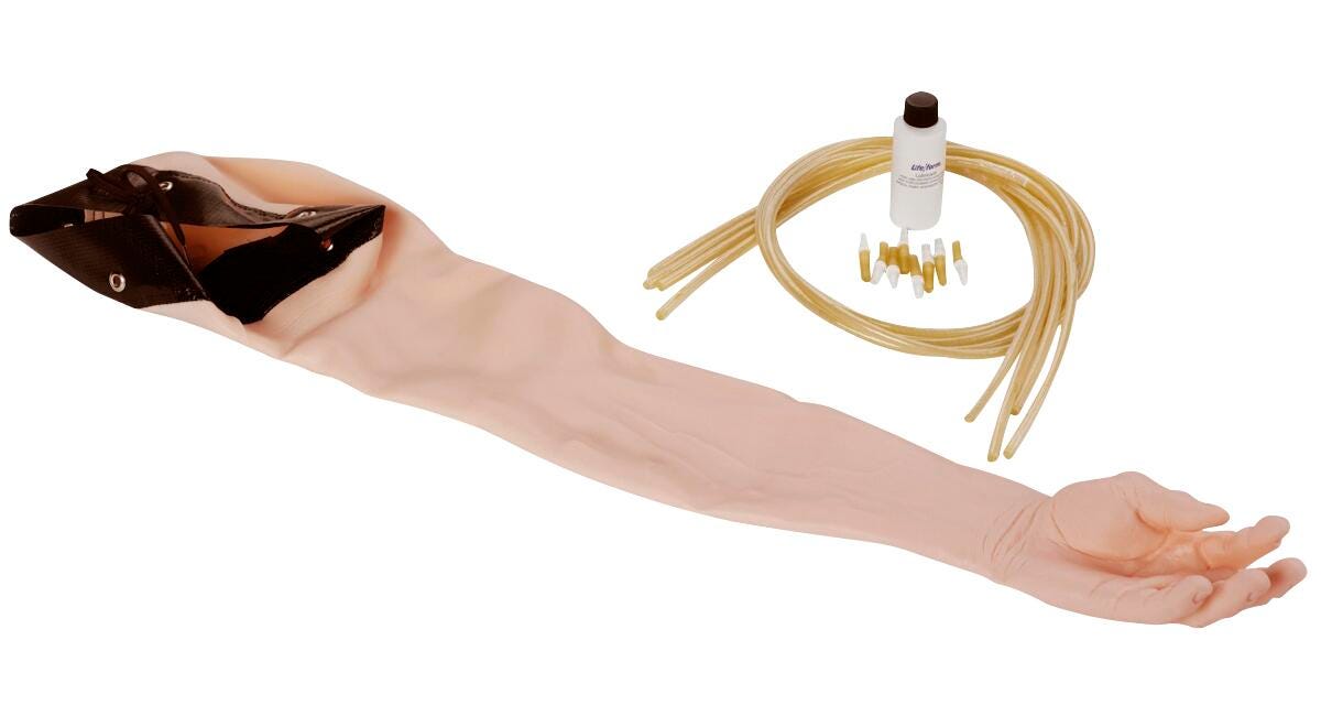 Image for Life/form® Advanced Venipuncture and Injection Arm: Skin and Vein Replacement Kit - Light from School Specialty