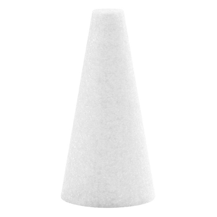 FloraCraft CraftFoM Cone, 3 x 6 Inches, White