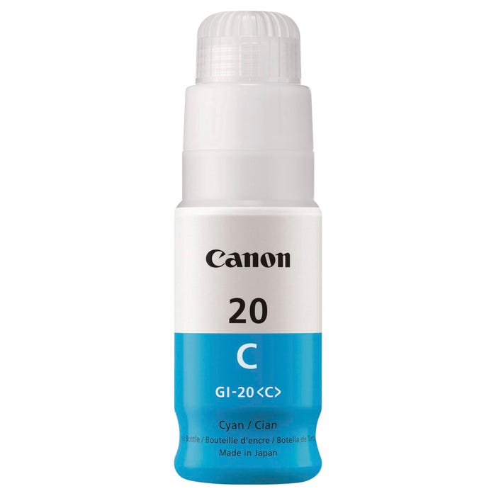 Canon GI-20 MegaTank Ink Bottle, Cyan