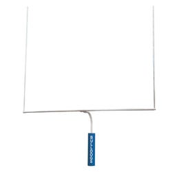 Bison Gooseneck High School Football Goalposts, 4-1/2 Inches, White 2027435