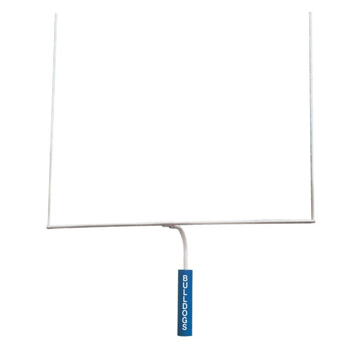 Bison Gooseneck High School Football Goalposts, 4-1/2 Inches, White