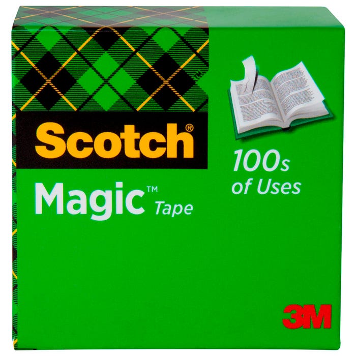 Scotch 810 Magic Tape, 1/2 x 1296 Inches, Matte Clear, 1 Roll