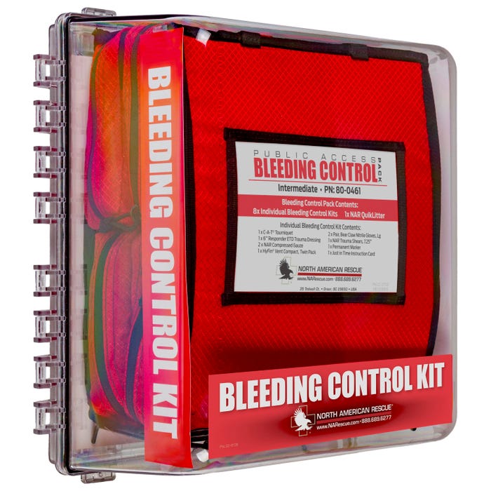 North American Rescue Public Access Bleeding Control, Intermediate W' Cabinet