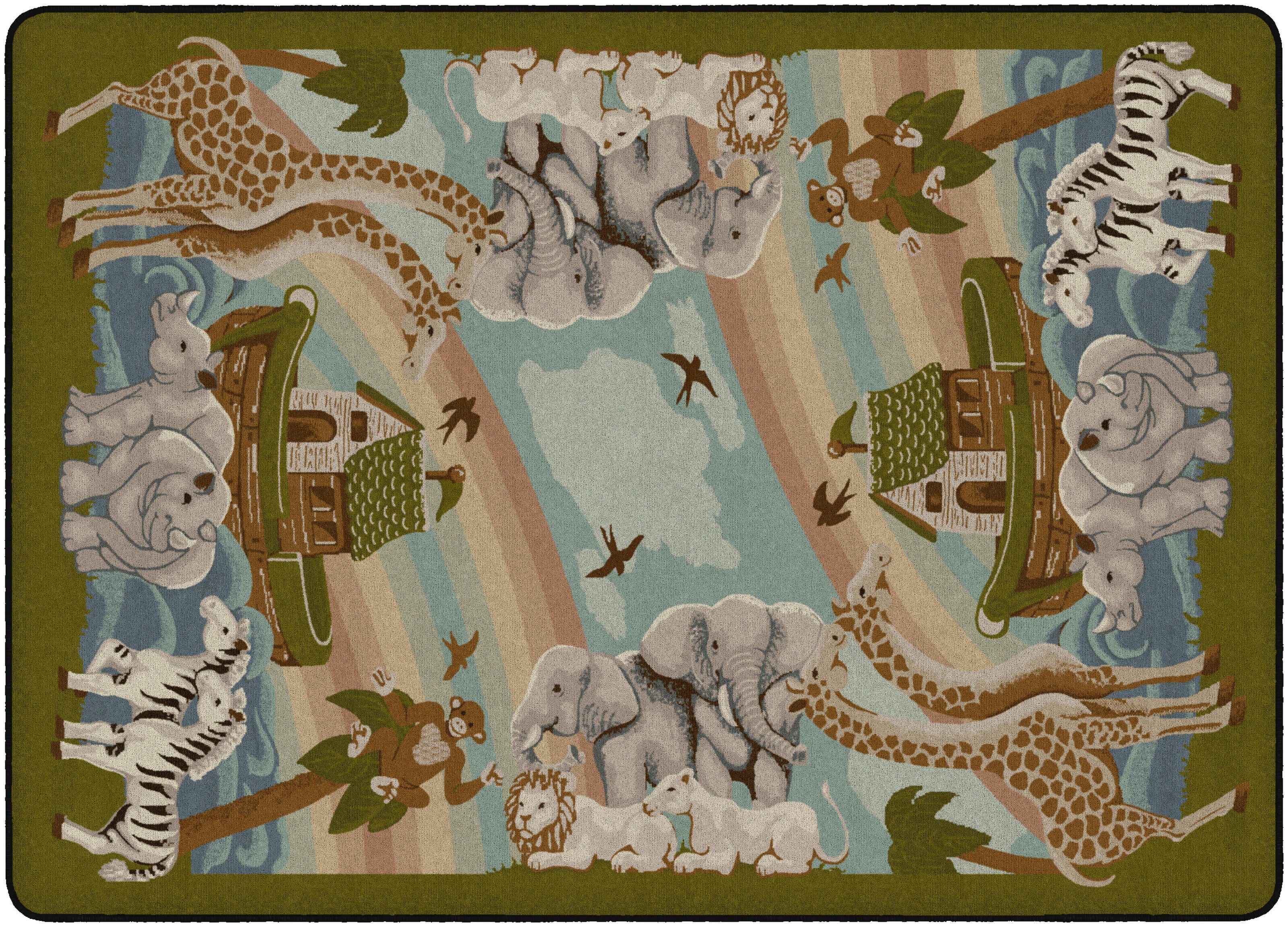 Flagship Carpets Noah's Journey Carpet, Rectangle 4002312