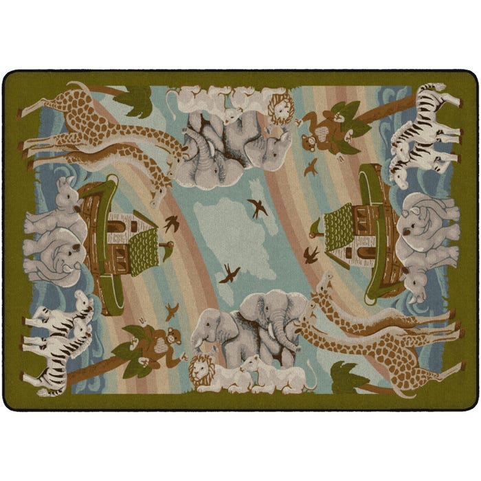 Flagship Carpets Noah's Journey Carpet, Rectangle