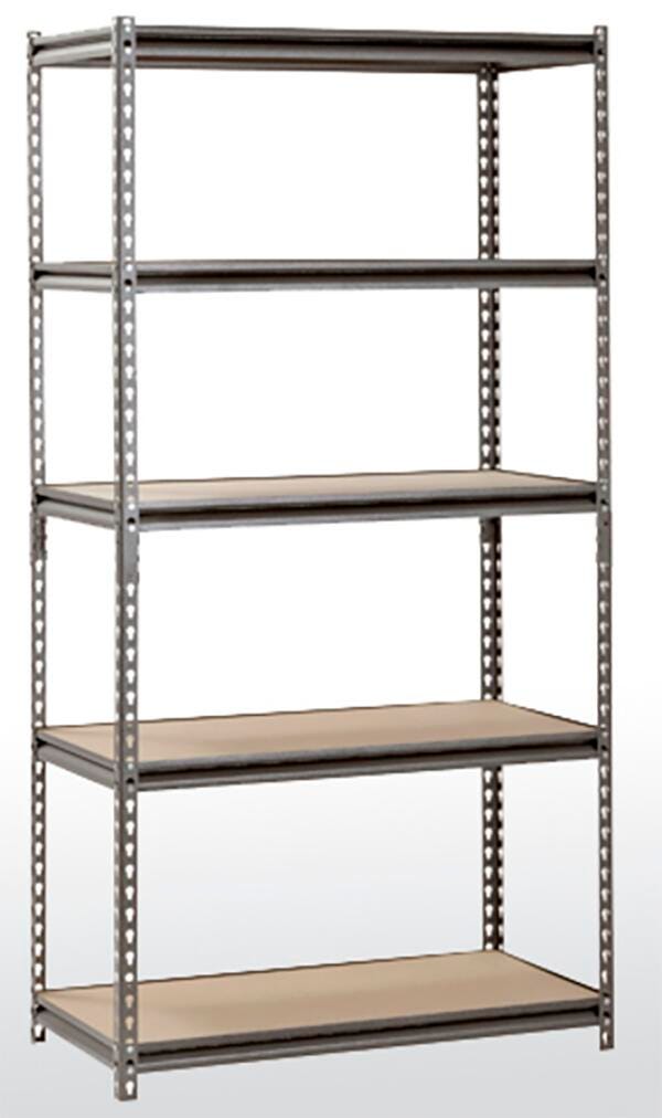 Sandusky Lee Boltless Steel Shelving, 48 x 24 x 72 Inches, Silver Vein 1591321