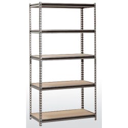 Sandusky Lee Boltless Steel Shelving, 48 x 24 x 72 Inches, Silver Vein 1591321