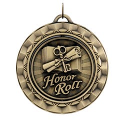 Spinner Medal - HONOR ROLL (gold)