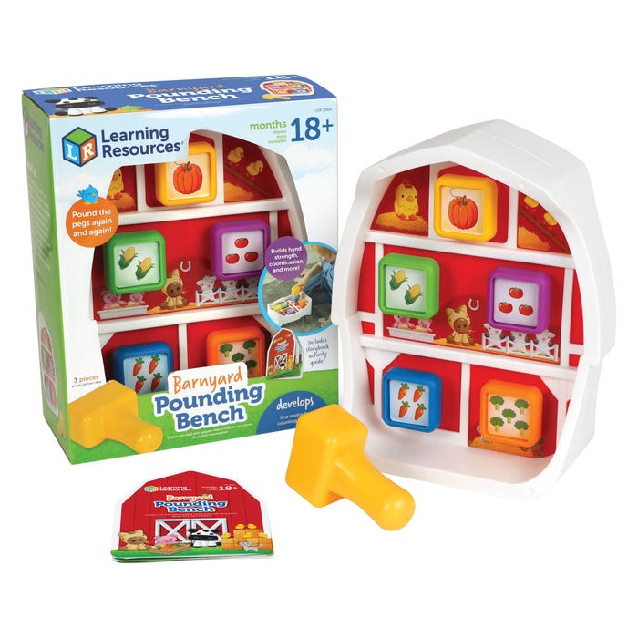 Learning Resources Barnyard Pounding Bench