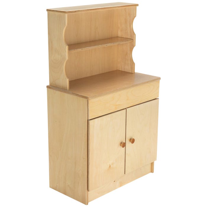 Childcraft Traditional Play Kitchen Hutch, Wooden, 24 x 13-3/8 x 40-7/8 Inches