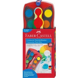 Faber-Castell Watercolor Connector Paint Box, Set of 24, Item Number 2092454