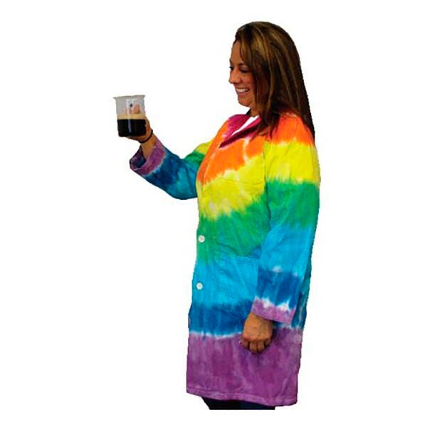 Image for Frey Scientific Tie-Dyed Lab Coat, Size 40 from School Specialty