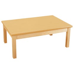 Childcraft Wood Table, Laminate Top, Rectangle, 36 x 24 x 28 Inches