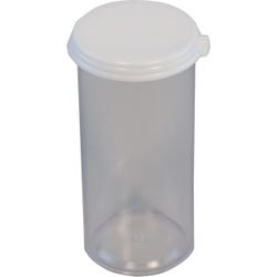 Delta Education Vial with Cap, 12 Dram, Pack of 36