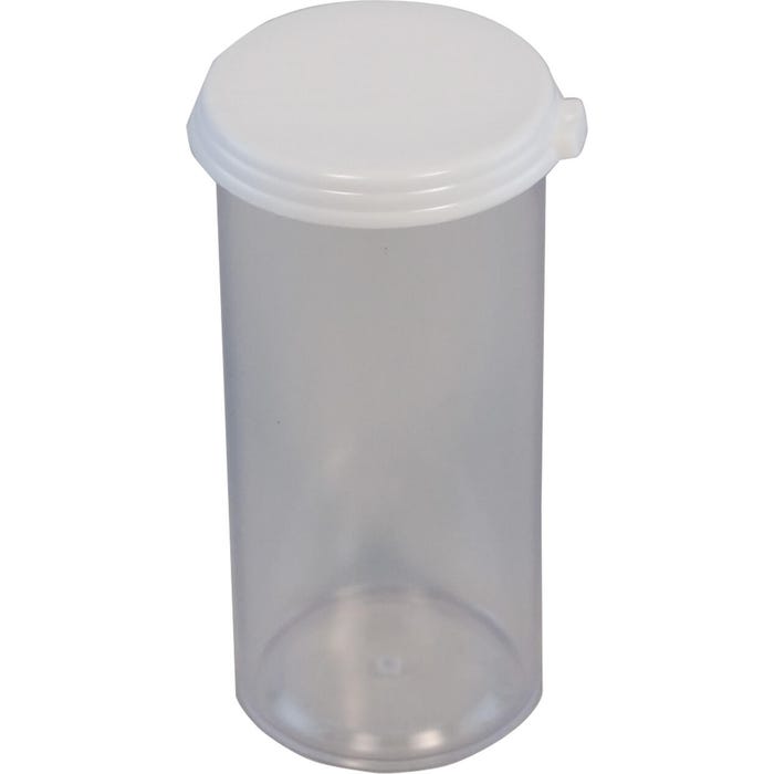Delta Education Vial with Cap, 12 Dram, Pack of 36