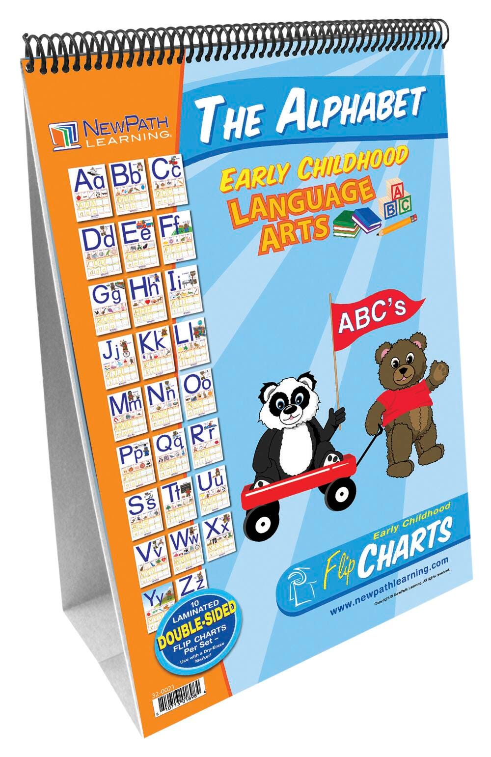 NewPath Learning the Alphabet Flip Chart Set, Item Number 1465024