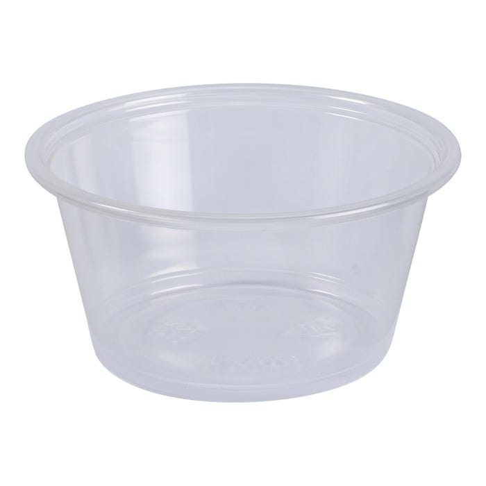 Empress Plastic Portion Cups, 3.25 Ounces, Clear, Pack of 2500