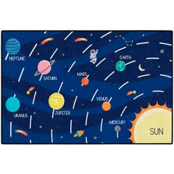 Childcraft ABC Furnishings Up In Space Carpet, Rectangle 4002106