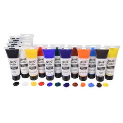 Sax Premium Acrylic Paint, 4 Ounce Tubes, Assorted Colors, Set of 18 2021173