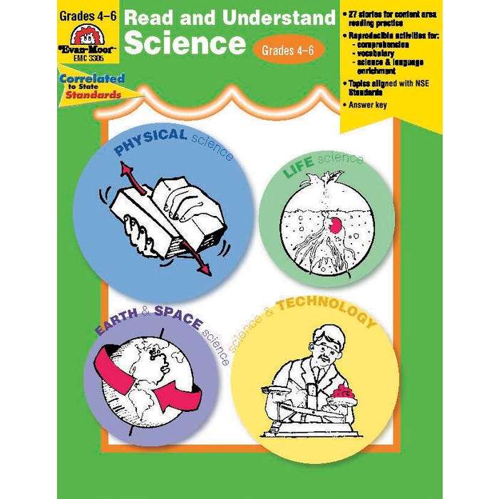 Evan-Moor Read and Understand Science, Grades 4 to 6