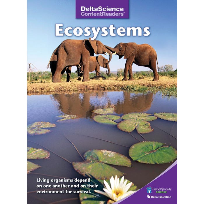 Delta Science Content Readers Ecosystems Purple Book, Pack of 8
