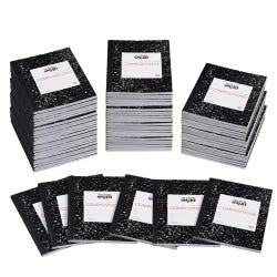 School Smart Flexible Cover Ruled Composition Book, 60 Sheets, 9-3/4 x 7-1/2 Inches, Pack of 72