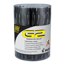 Pilot G2 Premium Retractable Gel Ink Pens, Bold Point, Black Ink, Pack of 36 2131018
