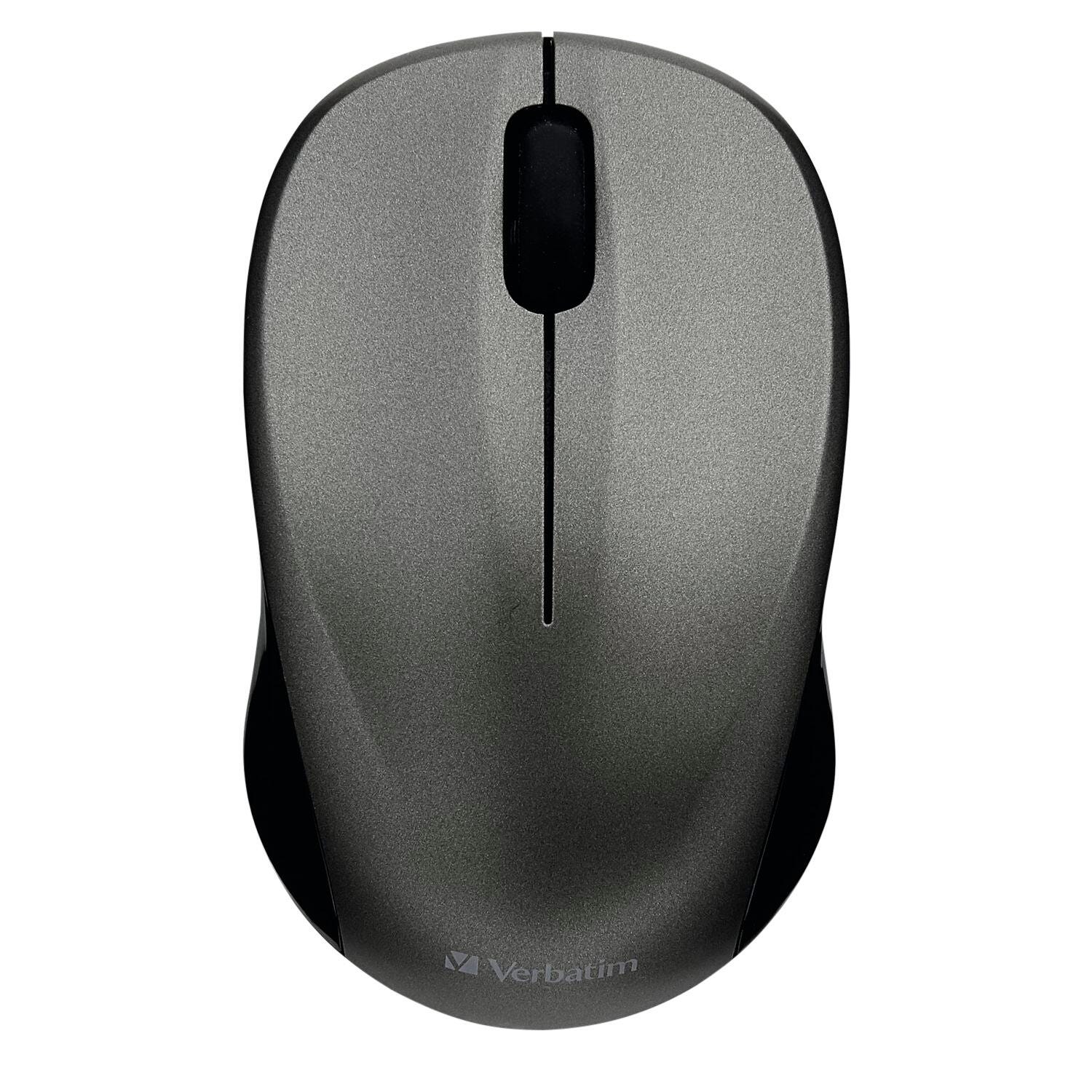 Verbatim Silent Wireless Blue LED Mouse, Graphite 2136011